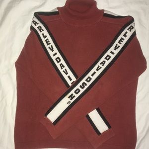 Harley Davidson burnt orange sweater